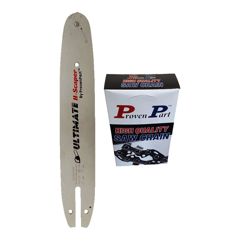 Proven Part 10" Guide Bar With A 3/8" LP .050" 40 DL Chain A318 MT Replaces 100SDEA318