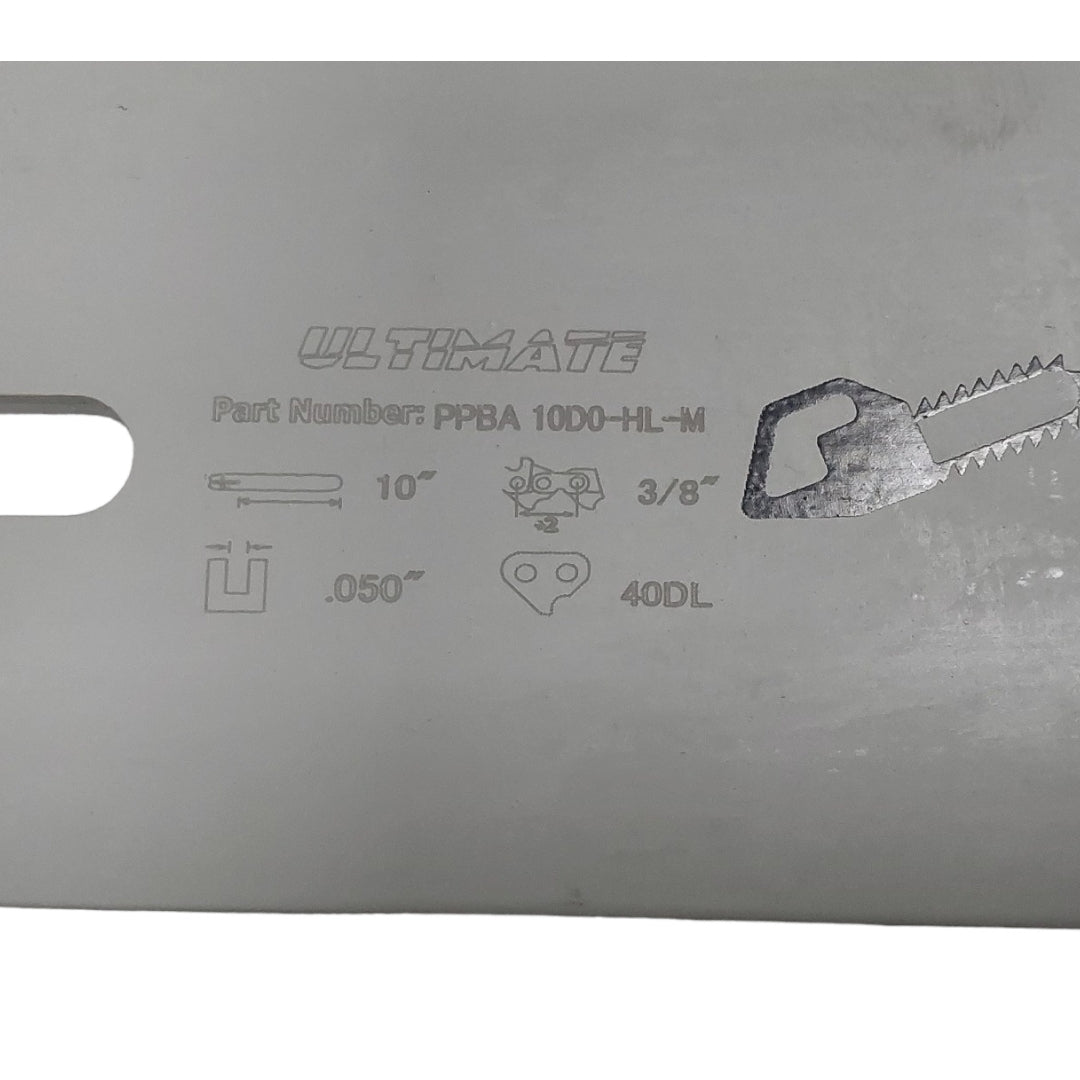 Proven Part 10" Guide Bar With A 3/8" LP .050" 40 DL Chain A318 MT Replaces 100SDEA318