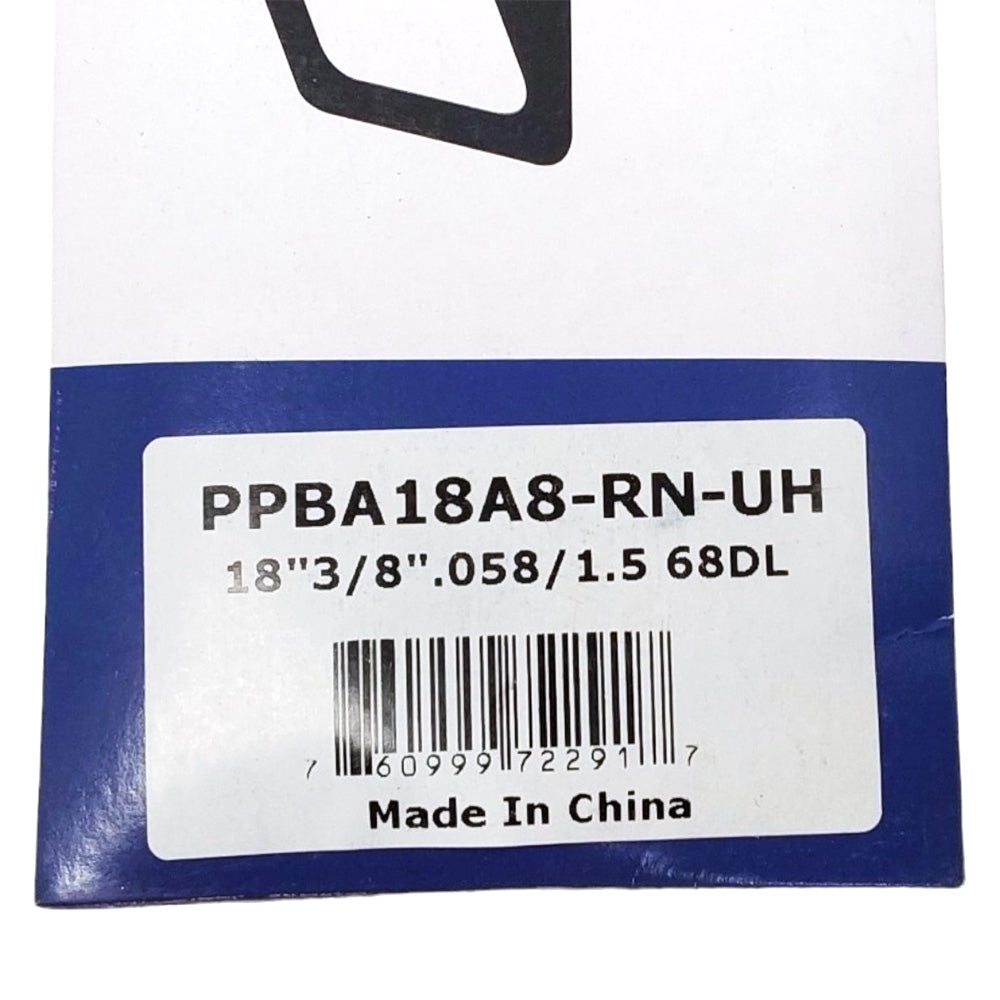 Proven Part 18" Bar 3/8" .058" 68DL Fits Jonsered 2159 2258 2260 For 188RNDK095