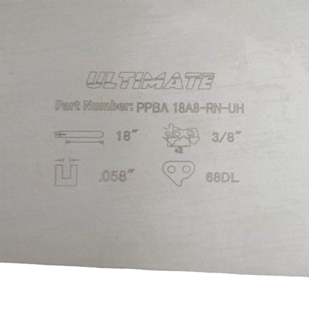 Proven Part 18" Bar 3/8" .058" 68DL Fits Jonsered 2159 2258 2260 For 188RNDK095