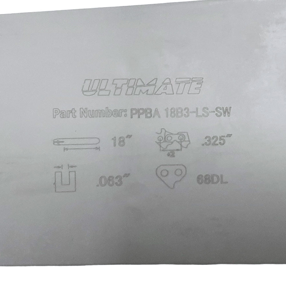 Proven Part 18" Bar And Two Chains For Stihl MS250 MS251 3005 008 4717 Pitch .325" Gauge .063" DL68 26RM3-68