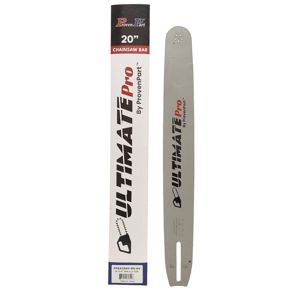Proven Part 20" Chainsaw Guide Bar 3/8" .050" 72DL For Husqvarna 596687472 RN HV D009