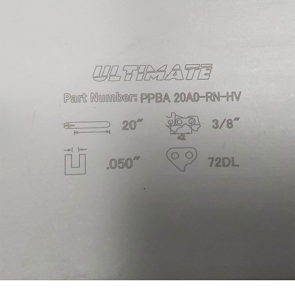 Proven Part 20" Chainsaw Guide Bar 3/8" .050" 72DL For Husqvarna 596687472 RN HV D009