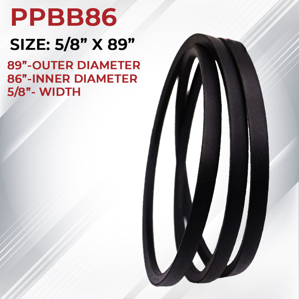 Proven Part 48 Inch Lawn Mower Deck Belt Combo For 180808 174368 532180808 532174368