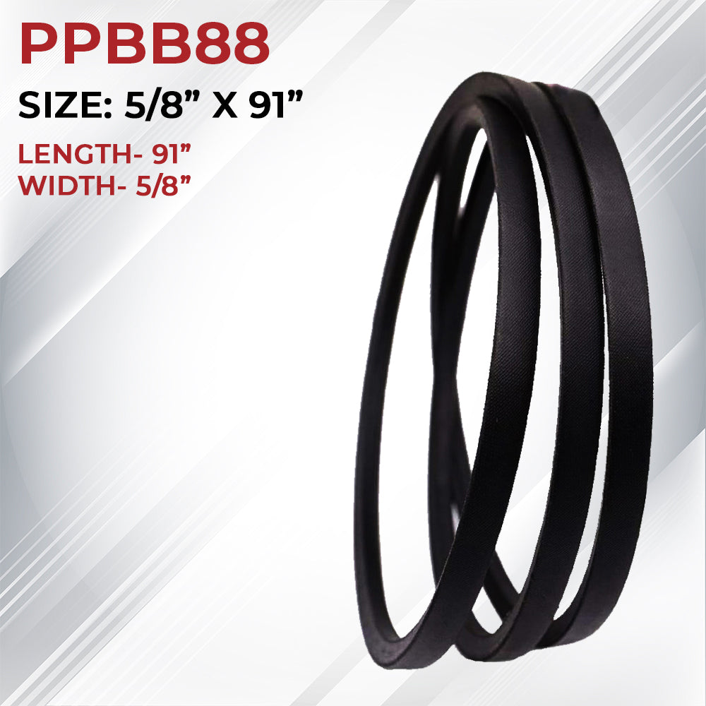 Proven Part 5/8" X 91" Drive Belt For Toro LX420 LX423 LX425 LX460 LX500 / 1120301 112-0301