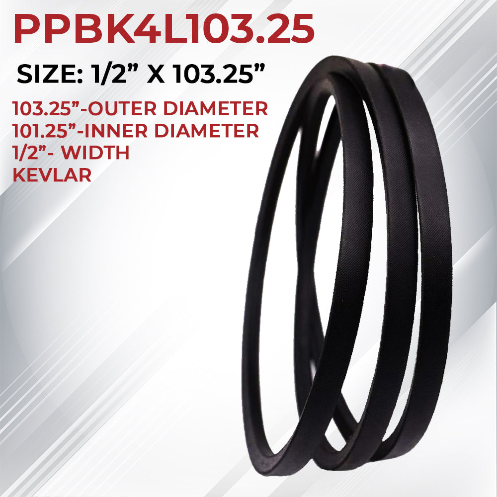 Proven Part Aramid Belt Fits 954-04219 1/2 X 103.25