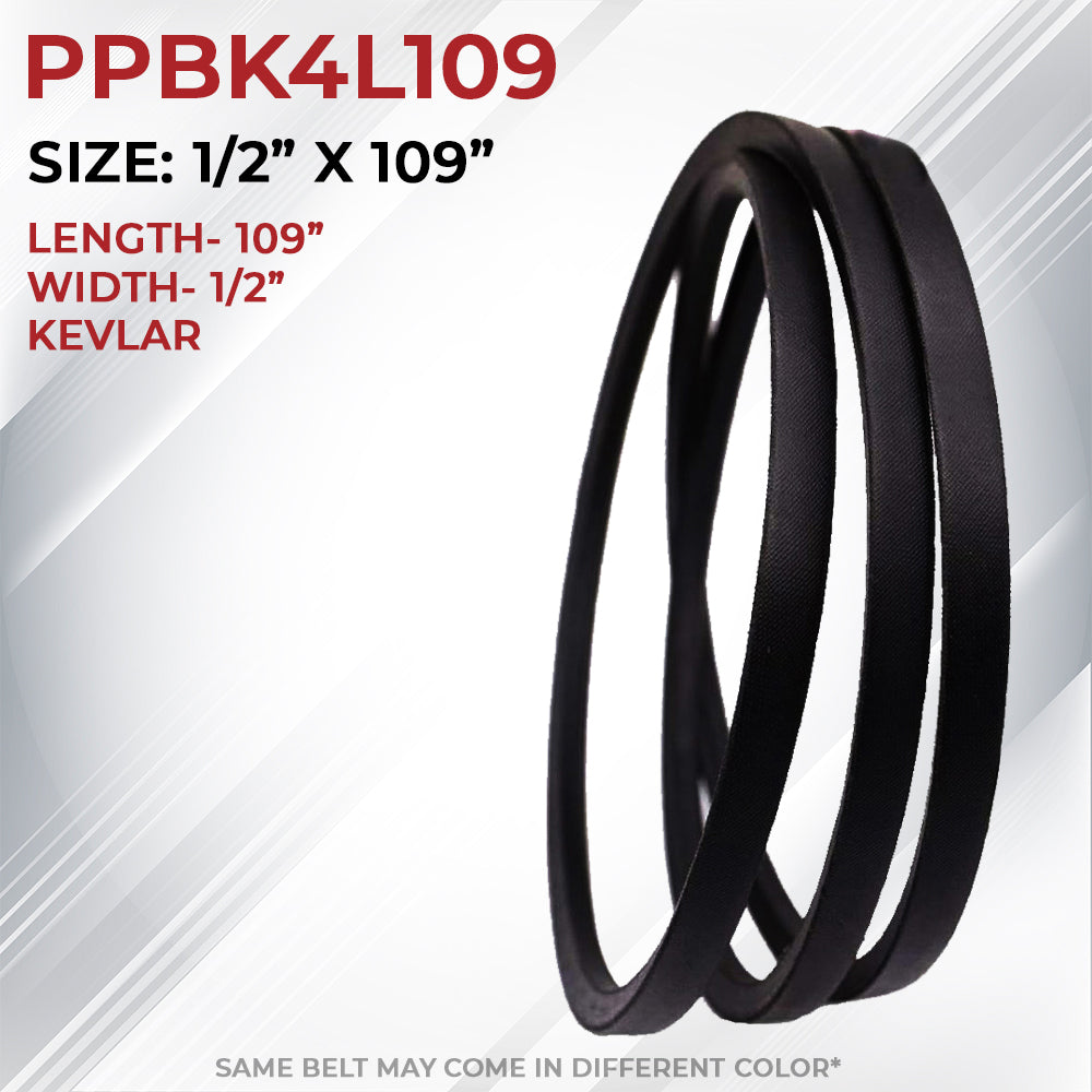 Proven Part Deck Belt 1/2 In X 109In For MTD Fits Cub Cadet 954-04045 754-04045