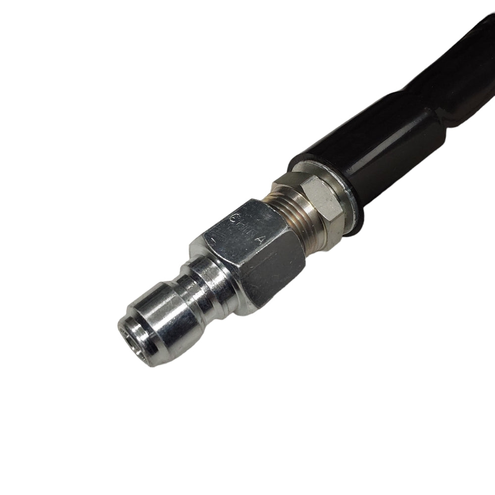 Proven Part 100ft. 3/8" Pressure Washer Hose 4500PSI Gray With Quick Connects
