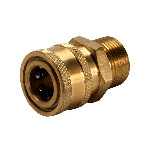 Proven Part Screw-Type Disconnect Fitting 3/8 Female-M22 Brass