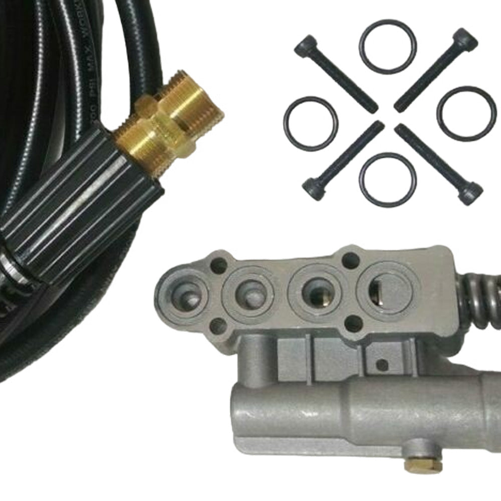 Pieza probada 190574Gs 16031 190627Gs Colector de lavadora a presión con manguera de extensión de 50' 3200Psi