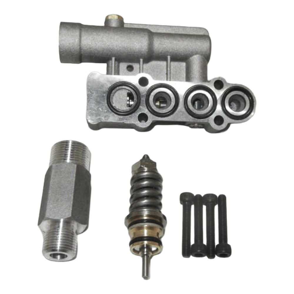 Kit de colector de 4 pernos para lavadora a presión, pieza probada, con descargador para 16031 190627Gs 190574Gs 020228 Exwgv1721