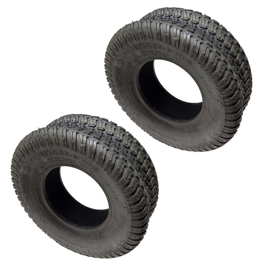 Proven Part Set Of 2 Tubeless Master Tires 13X5.00-6 2 Ply Lawn Mower Garden Tractor