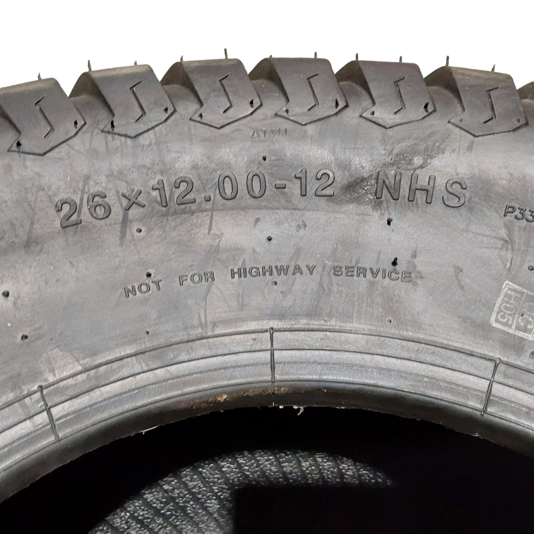 Proven Part 26X12.00-12 26X1200-12 26X12-12 26-12-12 Lawn Turf Tire W332261200124