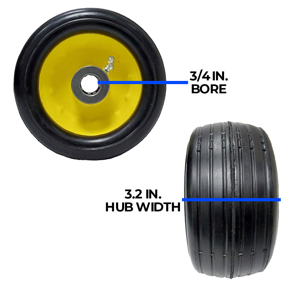 Proven Part 2-Pack No-Flat Wheels For John Deere AM106723