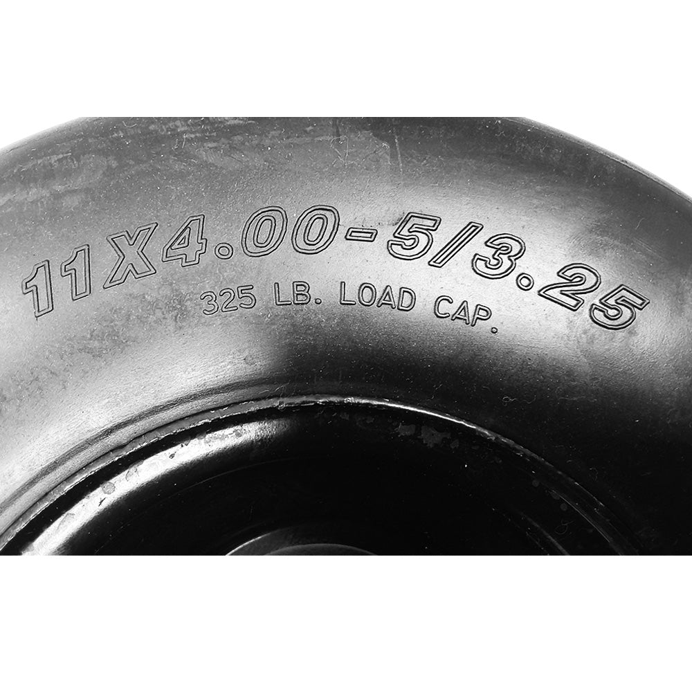 NO FLAT TIRE 11X4-5 SOLID RUBBER FITS STANDER 72460026