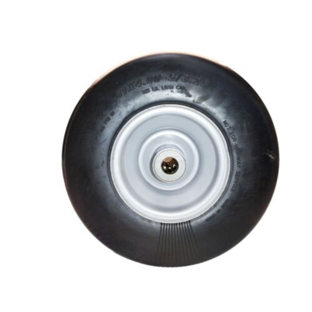 Proven Part 11X4.00-5/3.25C Flat Free Tire Asm Grey