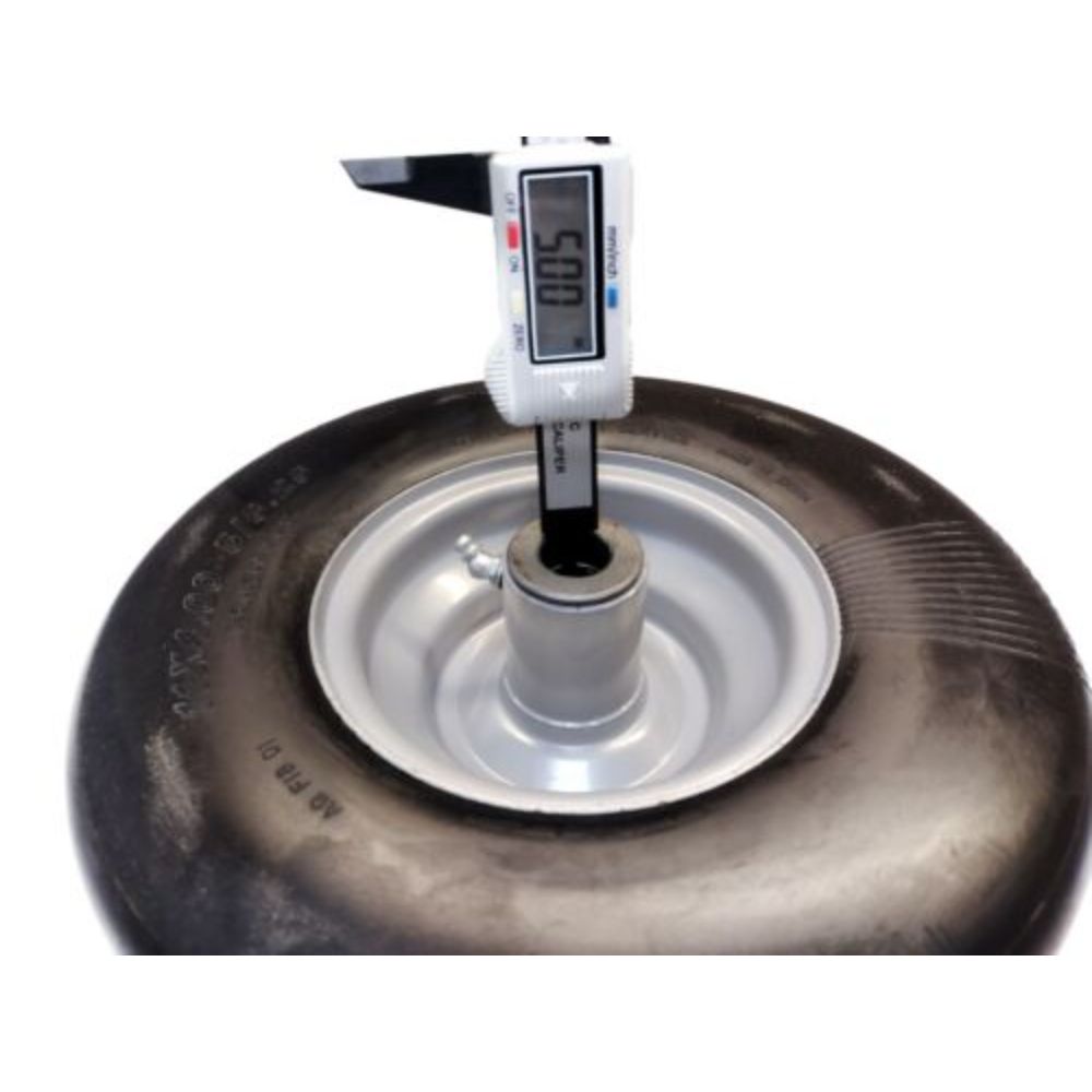 Proven Part 11X4.00-5/3.25C Flat Free Tire Asm Grey