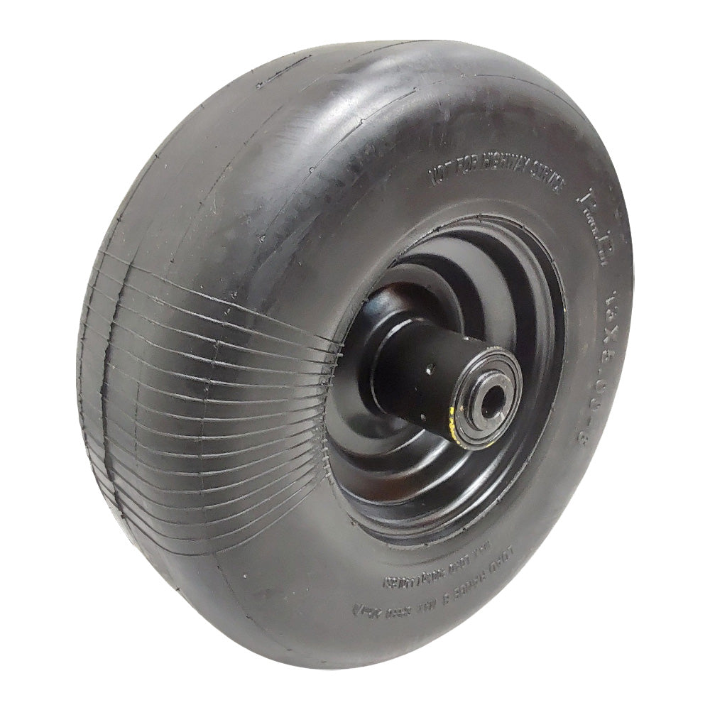 2 Pk Proven Part No-Flat Solid Tires 13X5.00-6 Fit John Deere TCA13769, TCA12430, TCA26303 ORIGINAL HUB PAINTED BLACK