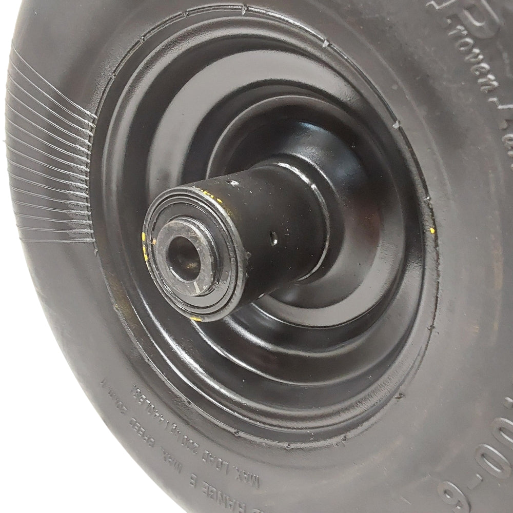 2 Pk Proven Part No-Flat Solid Tires 13X5.00-6 Fit John Deere TCA13769, TCA12430, TCA26303 ORIGINAL HUB PAINTED BLACK