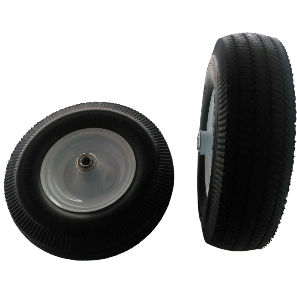Proven Part Set Of 2 No Flat Solid Puncture Proof Rear Wheel Tire Assembly 4.10X3.50X6 For 4164204 For Walk Behind Blowers
