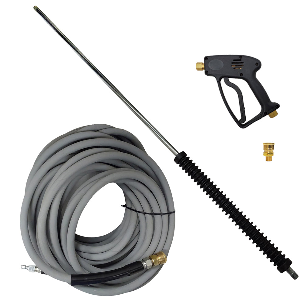 Proven Part Pressure Washer Gun, 36" Wand & 100' Hose Kit 5000 Max PSI 10.5 GPM