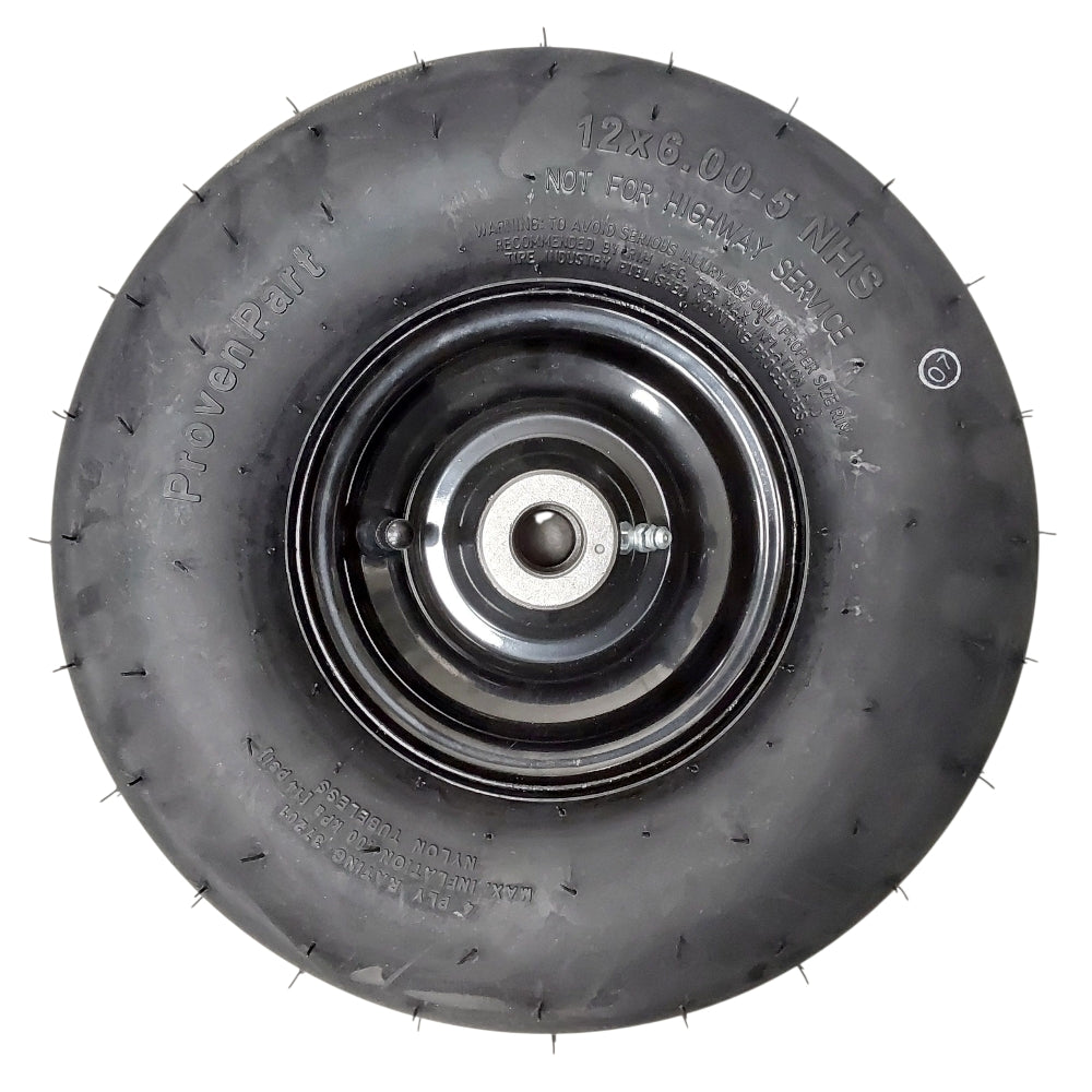 Proven Part Tubeless Air Filled Tire Assembly Fits 145-4692 complete wheel with Axle and bearings