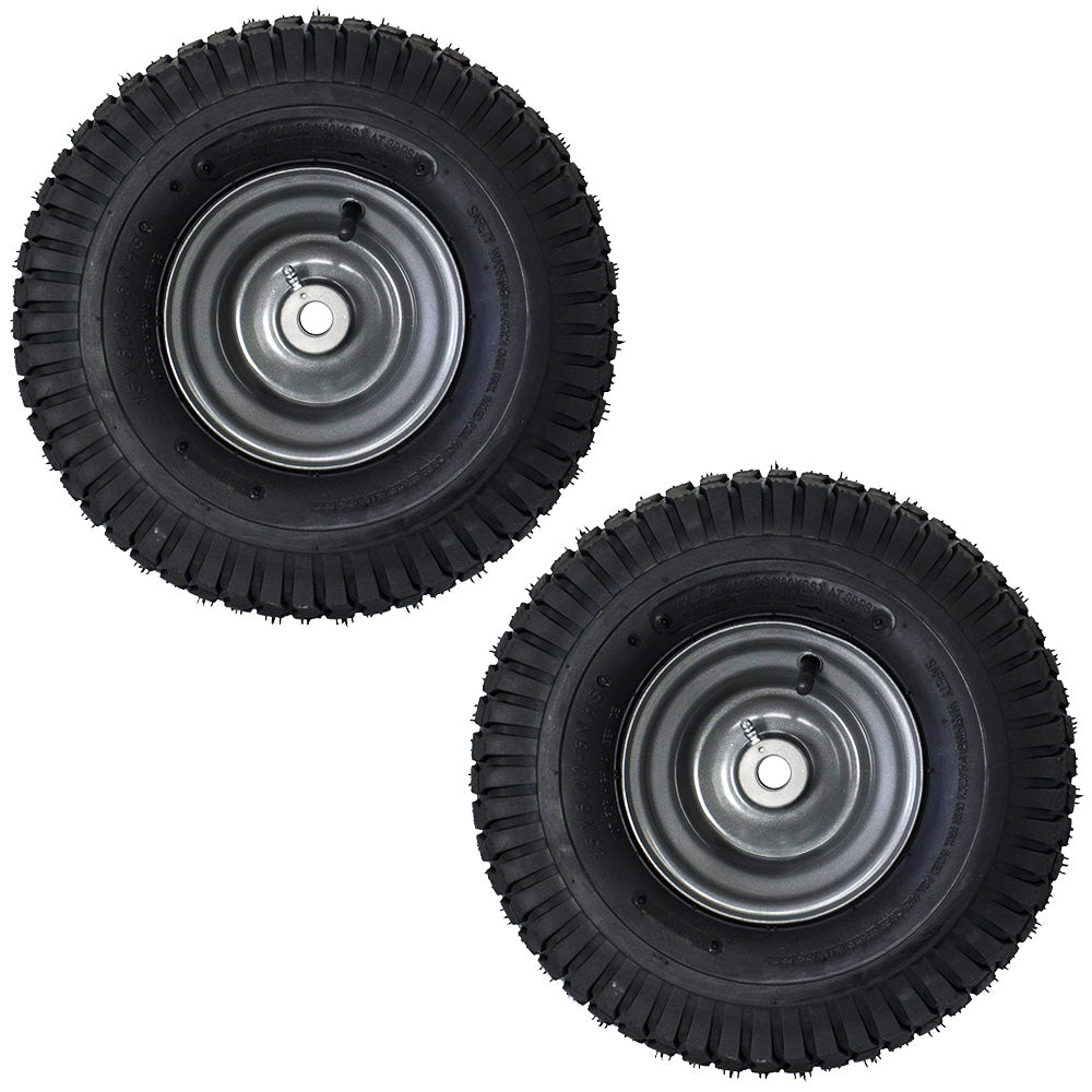 Proven Part Lawn Mower Front Tire and Rim 15x6-6 For Craftsman For Husqvarna For Cub Cadet