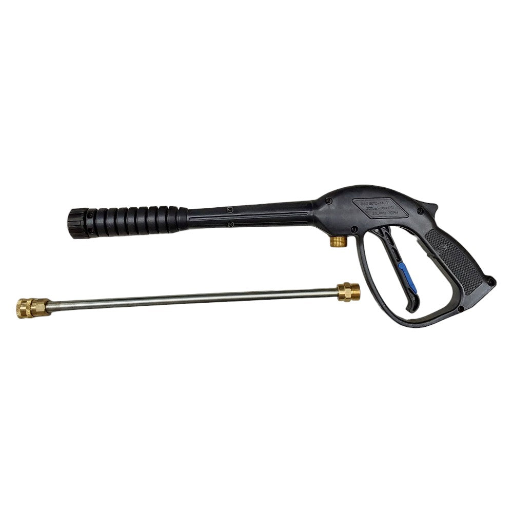 Kit de varilla y pistola de lavado a presión de 3000 PSI, pieza probada, conector M22, varilla ajustable