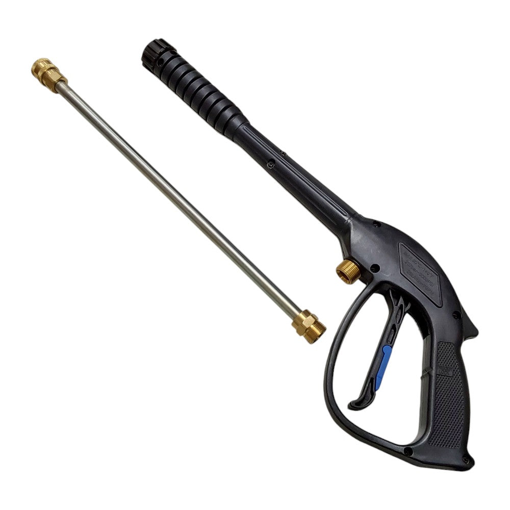 Kit de varilla y pistola de lavado a presión de 3000 PSI, pieza probada, conector M22, varilla ajustable