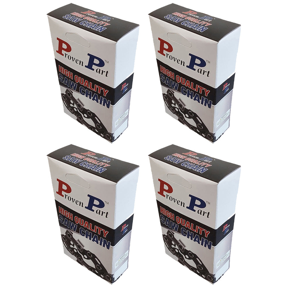 Proven Part 4-Pack 16" Full Chisel Chain Fits Stihl MS200 3610-005-0055 3/8" LP .043" G 55DL