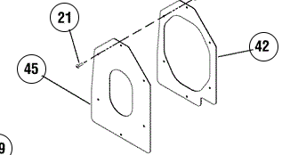 Proven Part 1732735ASM Briggs & Stratton Flange-Seal 14Ga & Seal 1732799 Seal