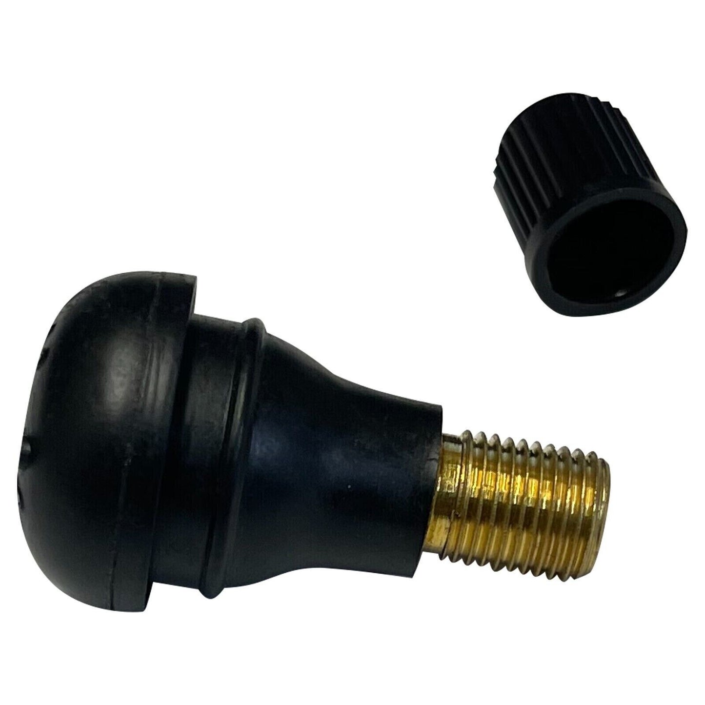 Proven Part Quick Snap-In Short Tire Valve Stem TR412 Tubeless .453 For Lawn Mowers ATV Motorcycles Boat Trailers