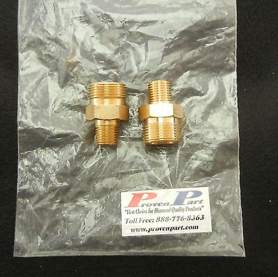 Proven Part 2 Pack Of Screw-Type Disconnect Fittings 1/4 Male M22Male Brass