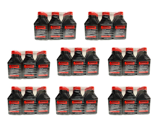Proven Part 48-Pack Kawasaki Ktech 2-Cycle Oil Mix 2.6Oz 1 Gallon Mix- 99969-6082C