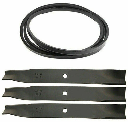 Proven Part 50 Inch Mower Deck Kit For Belt 110-6892 Blades 110-6837-03 And 112-9759-03