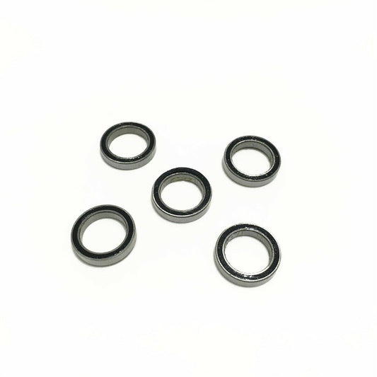 Proven Part 5 Pack Bearings 6700-2Rs Rubber Sealed Bearin 10X15X4Mm