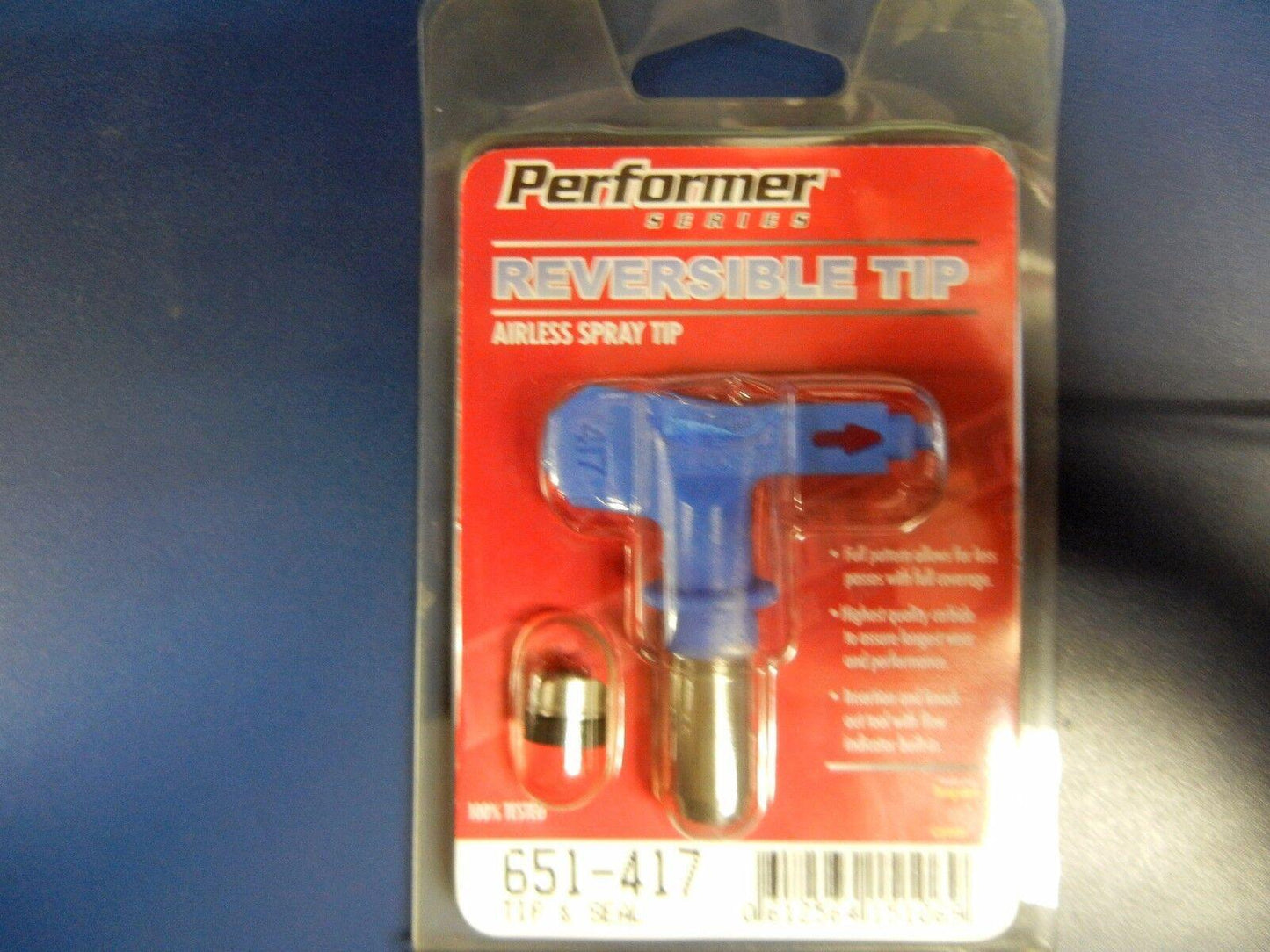Punta de pulverización de la serie Performer de pieza probada 651-417