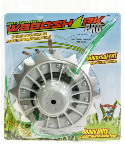 Pro Trimmer Head, Weedshark Pro 16 IN. Hybrid Brush and Grass Trimmer Attachment