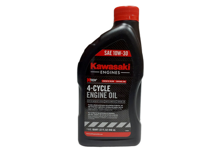 Proven Part 6-Pack Kawasaki Ktech 4-Cycle Engine Oil 10W-30 1 Qt Bottles- 99969-6081