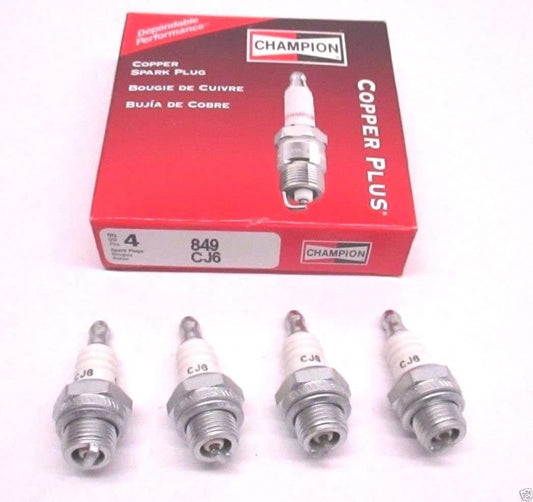 Proven Part 4 Pack Genuine Champion Cj6 Spark Plug Copper Plus 849 ,Product_By: Powered_By_Moyer ,Ket10231780726776