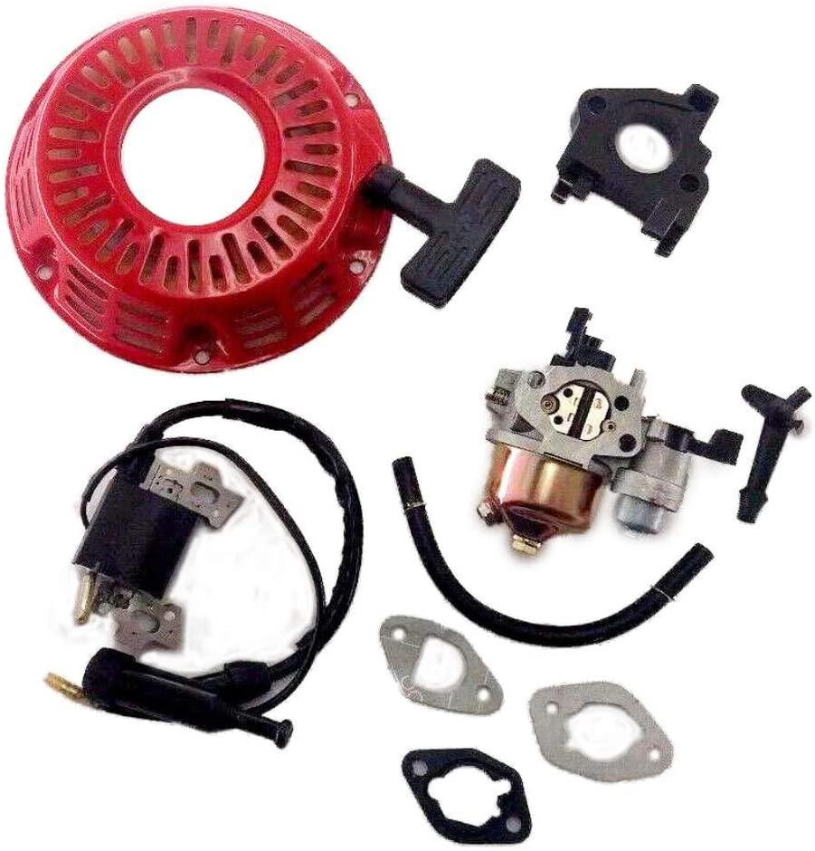 Proven Part Carburetor Recoil Pull Start Ignition Coil Kit Fits Gx340 11Hp For 28400-Ze3-W01Zp 16100-Ze3-V01 16211-Zf6-000 30500-Z5T-003
