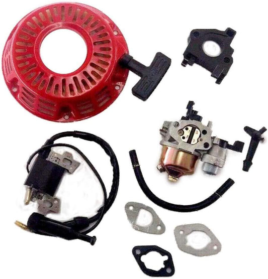 Proven Part Carburetor Recoil Pull Start Ignition Coil Kit Fits Gx340 11Hp For 28400-Ze3-W01Zp 16100-Ze3-V01 16211-Zf6-000 30500-Z5T-003