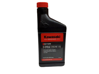 Proven Part 48-Pack Kawasaki Ktech 2-Cycle Oil Mix 12.8Oz 5 Gallon Mix- 99969-6085C