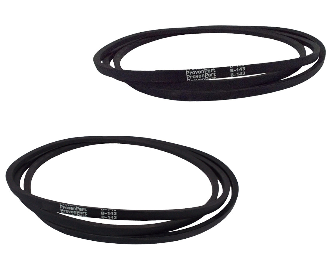 Proven Part 2 Lawn Mower Deck Belts Fits Exmark 1-633127 633127 706087 Scag 484197 5/8 In. X 146 In.