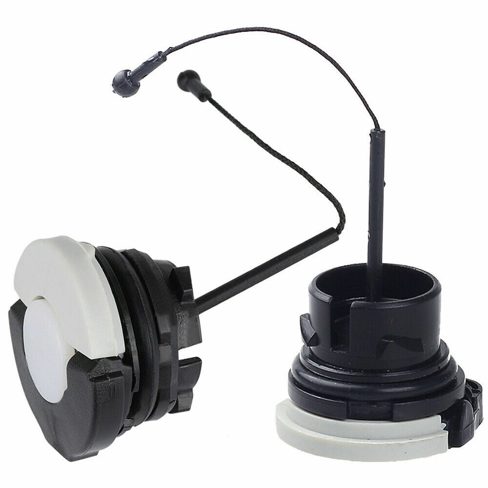 Proven Part Fuel and Oil Cap Compatible With MS171 MS181 MS200 MS201 MS210 MS250 MS240 MS260 MS360 MS380 HT100 HT101 Chainsaw For 0000 350 0537 and 0000 350 0526