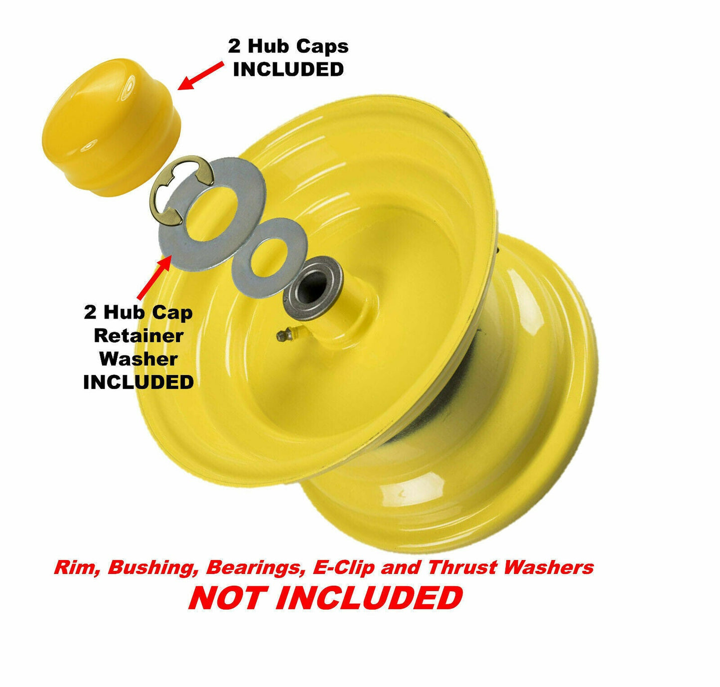 FRONT WHEEL BUSHING KIT FITS JOHN DEERE M123811, GX21931, M143338 M123254