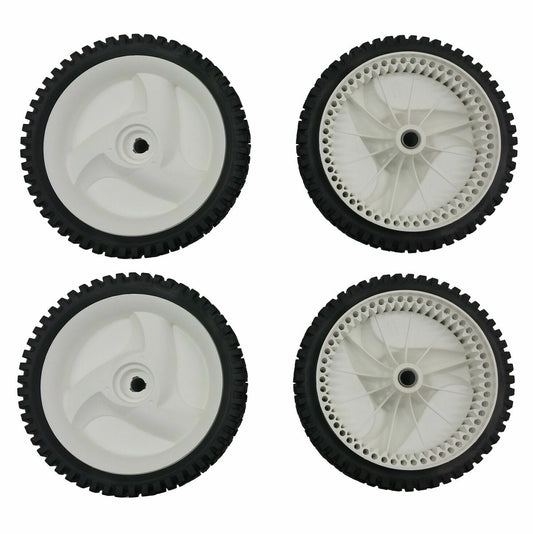 Proven Part 8" White Front Drive Wheels Compatible With 194231X427 532403111 583719501 72-033 205-714 (Set Of 4)