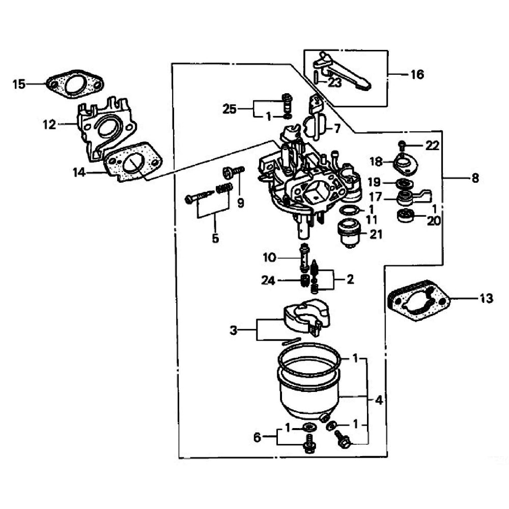 GX240 Carburetor System