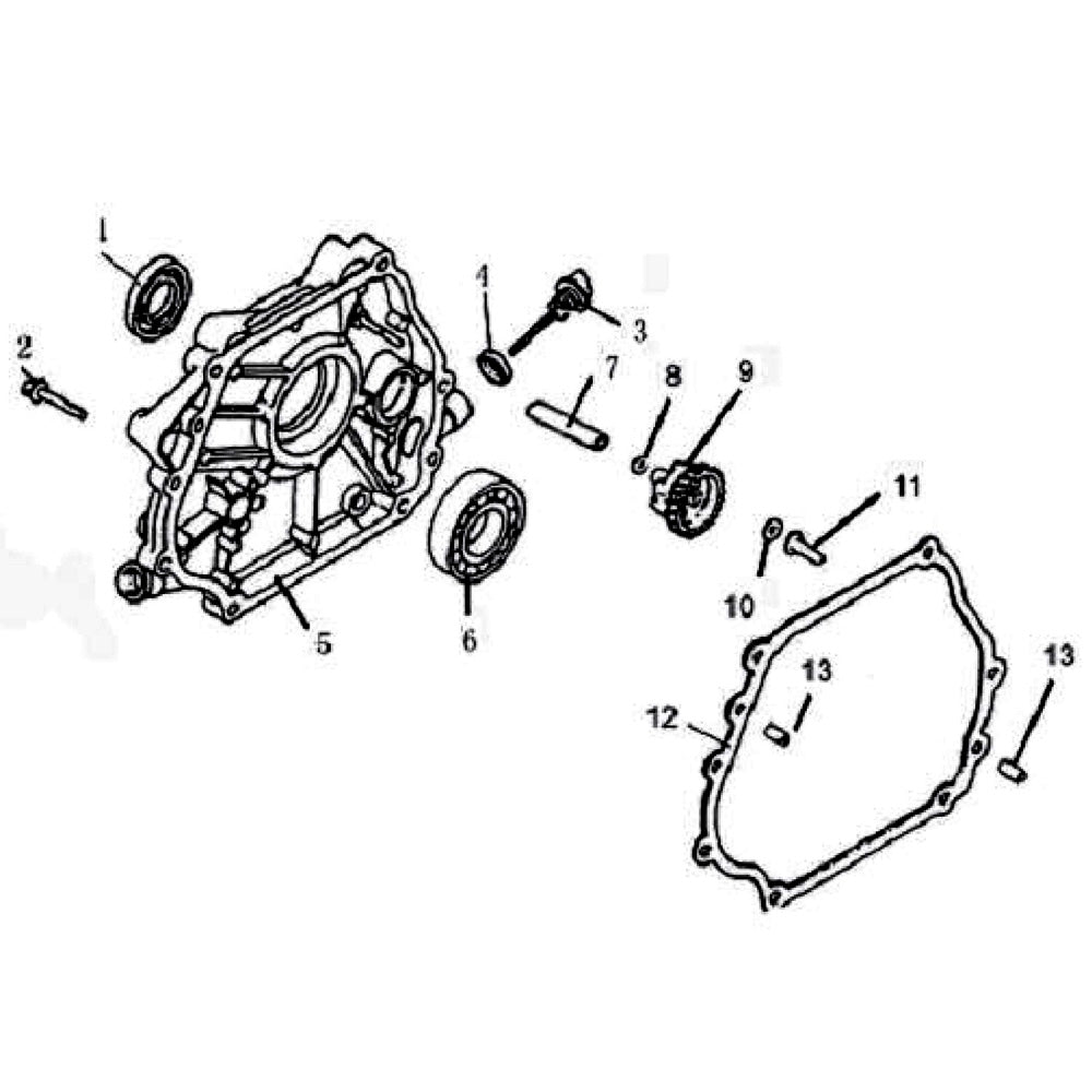 GX270 Crankcase Cover System
