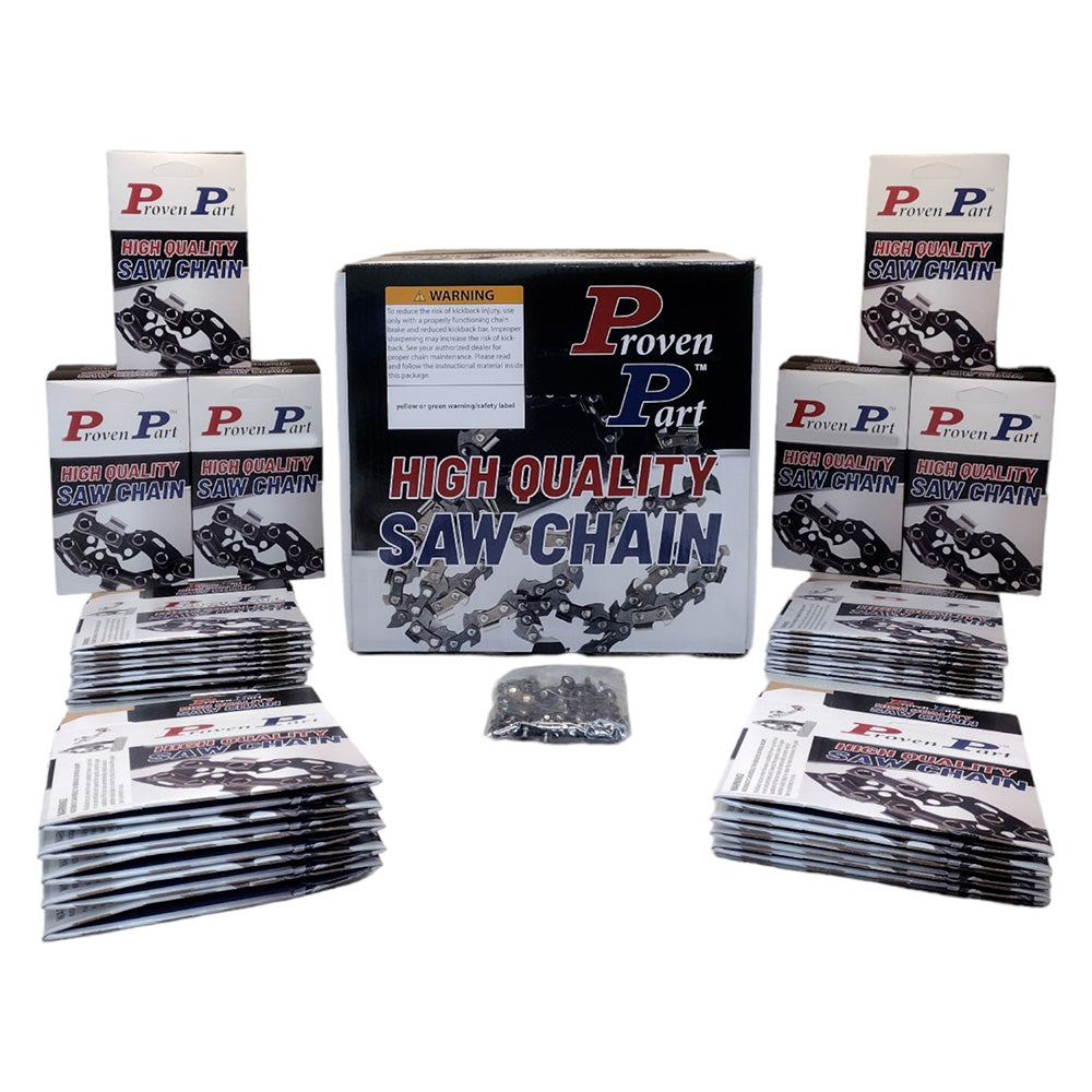 Proven Part 100Ft Roll 3/8" LP .043" Lo Pro Full Chisel Chain Saw Chain 90VXL100U N4C1004 61PMN